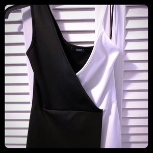 Black and white dress